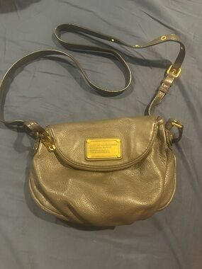 Marc by Marc Jacobs Gray Leather with Gold Hardware